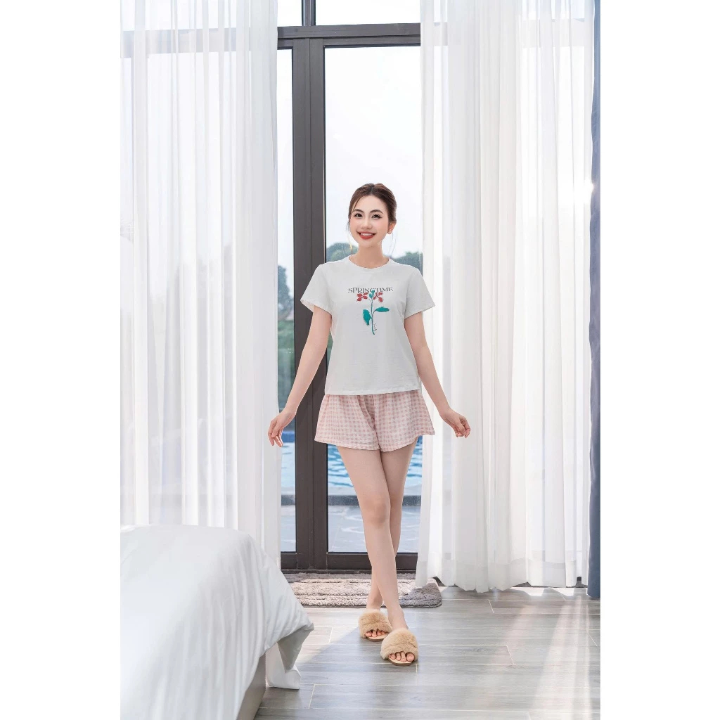 SFQ2056 Quần sooc nữ thô đũi mát mịn SUNFLY