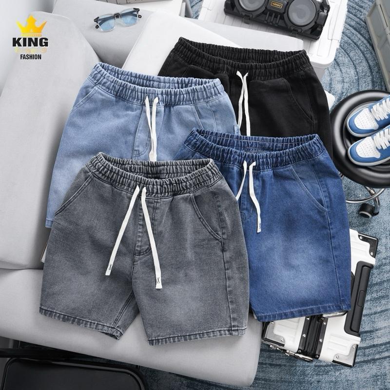 [ HỎA TỐC HCM ] Quần Short Jean Cotton Nam KINGFASHION Túi Đứng Mền Mại, Thoải Mái, Trẻ Trung