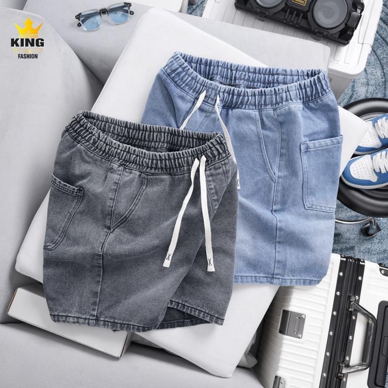 [ HỎA TỐC HCM ] Quần Short Jean Cotton Nam KINGFASHION Túi Đứng Mền Mại, Thoải Mái, Trẻ Trung