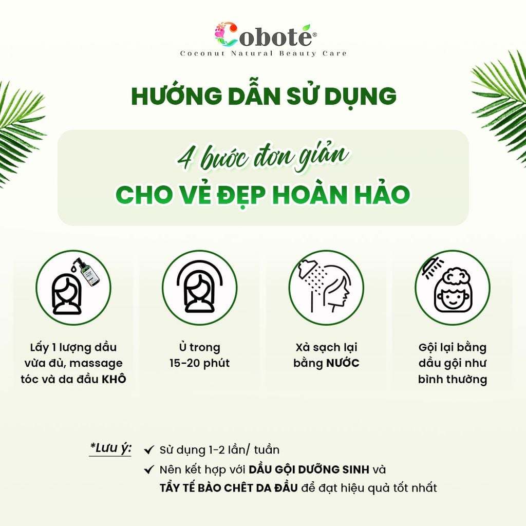 Dầu ủ detox da đầu trước gội giúp làm sạch, dưỡng tóc khỏe mạnh từ sâu bên trong