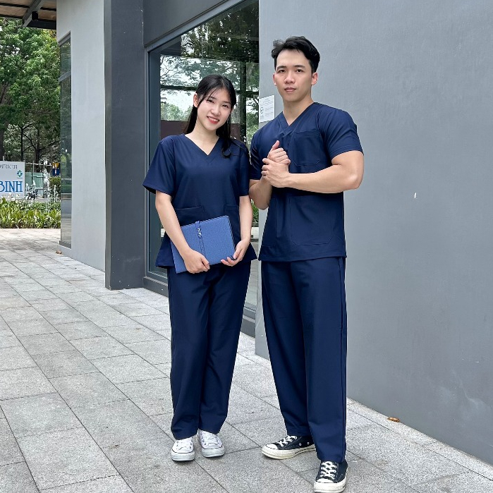 Bộ Scrubs Nam Nữ Đồng Phục Y Tế, Spa - Đa Dạng Màu, Phù Hợp Mọi Ngành Nghề
