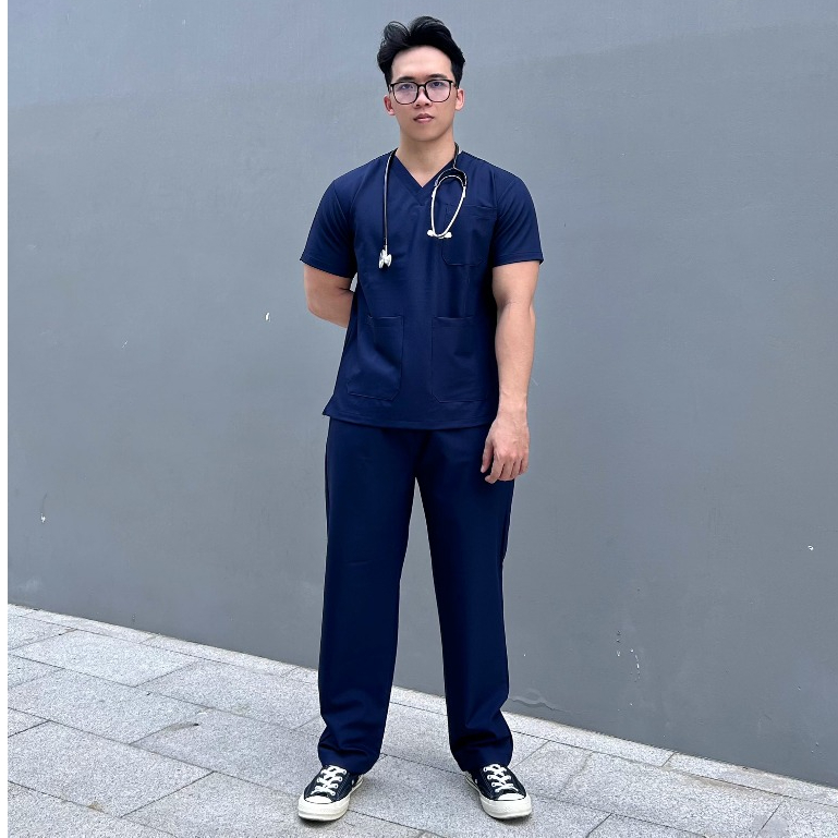 Bộ Scrubs Nam Nữ Đồng Phục Y Tế, Spa - Đa Dạng Màu, Phù Hợp Mọi Ngành Nghề