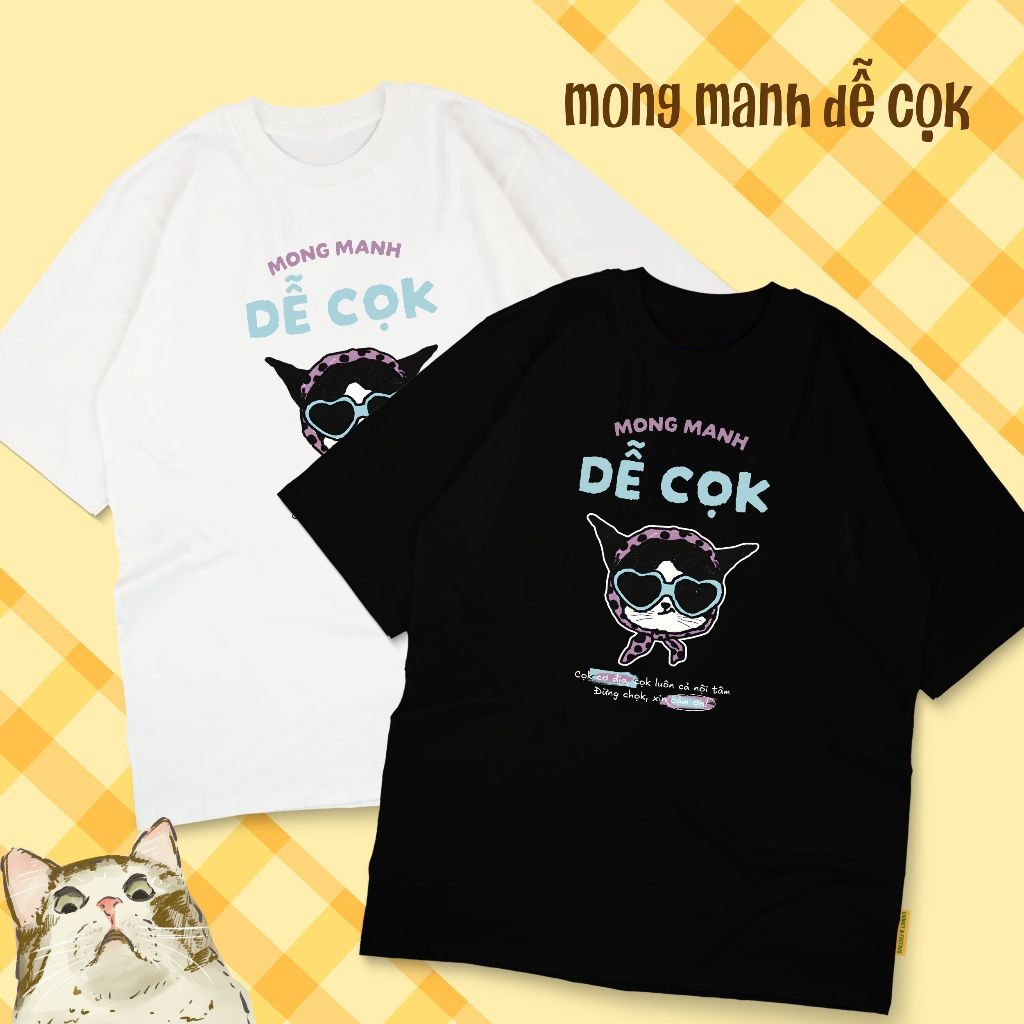 Áo thun unisex hài hước DỄ CỌK áo công sở ngộ nghĩnh áo phông cổ tròn tay ngắn chất Cotton mềm mịn co dãn 4 chiều TA1322