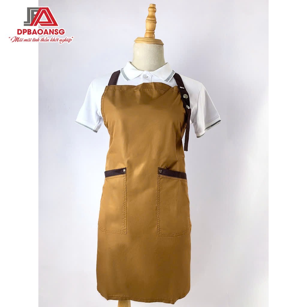 Tạp Dề Dù Dáng Dài Bảo Vệ Quần Áo Khỏi Nước, Dầu Mỡ - Nhiều Màu Cho Bếp Ăn, Quán, Tiệm Nail, Spa