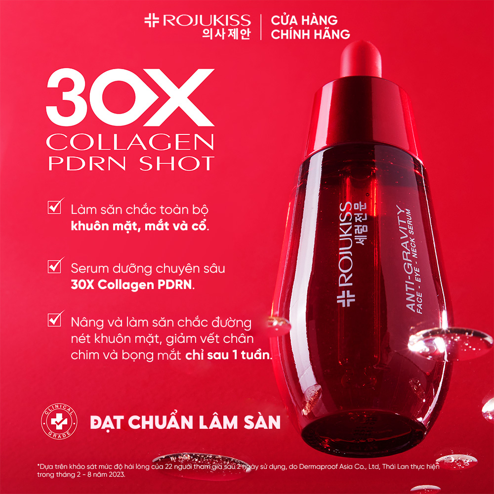 Serum Dưỡng Da Rojukiss Face Eye Neck Serum 40 Ml
