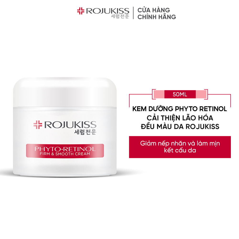 Kem Dưỡng Săn Chắc Và Mịn Da Phyto-Retinol Rojukiss Phyto-Retinol Firm Smooth Cream 50 ml