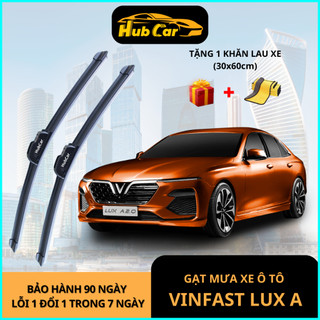 Gạt Mưa Ô Tô Vinfast Lux A Cao Cấp HubCar Thân Mềm Không Xương Gạt Sạch Êm Ái Tăng Hiệu Suất Tối Ưu