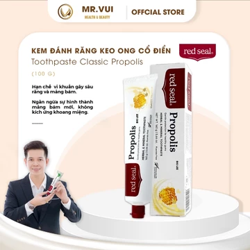 [Hỏa tốc] Kem đánh răng keo ong cổ điển Red Seal Propolis Toothpaste Classic Propolis 100g