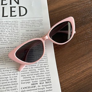 Kính Râm Mắt Mèo Thời Trang Unisex Cho Nam Nữ – Kính Mát Phong Cách Hàn Quốc Chống Nắng Cá Tính