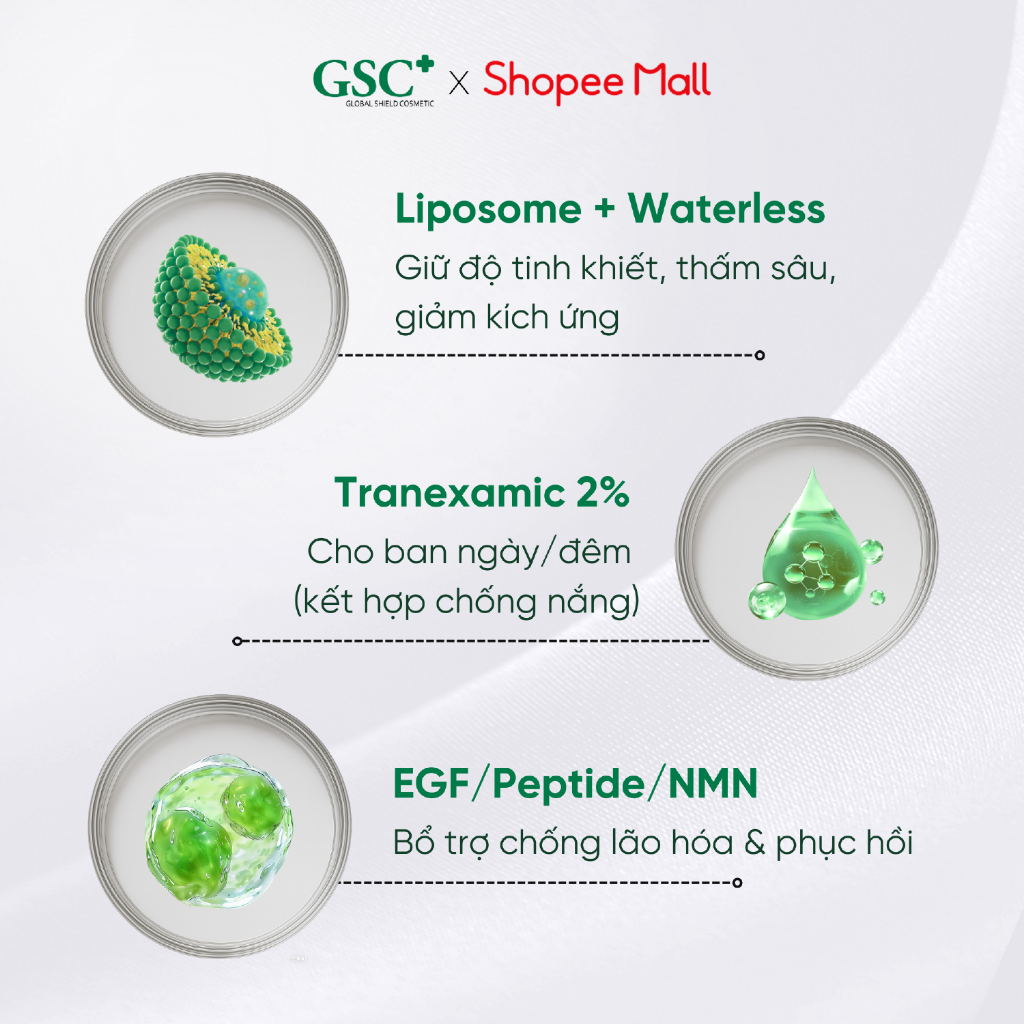 Kem Dưỡng Sáng Da, Mờ Thâm Nám GSC Mela Bright Spot Corrector 30ml - GC105A