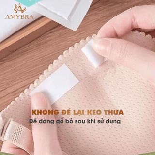 [ BẢN NÂNG CẤP ] 36 Miếng Dán Cố Định Quần Áo, Băng Dính Thời Trang 2 Mặt Mỏng Chống Hở AMYBRA D3001