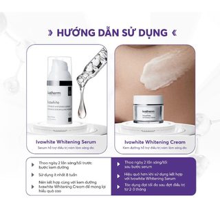 Tinh Chất Cải Thiện Sắc Tố Và Mờ Thâm, Nám Ivatherm Ivawhite Whitening Serum