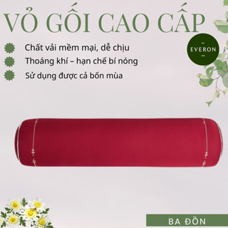 Vỏ Gối Ôm Everon Bộ Sưu Tập Đơm Hoa 2026 Vải Cao Cấp Mềm Mịn, Thoáng Khí, Bền Đẹp, Khóa Kéo Chắc Chắn