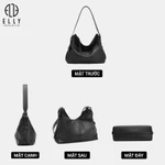 [TẶNG QUÀ TRUNG THU 599K] Túi xách nữ da thật ELLY ET221 túi đeo chéo đeo vai cao cấp công sở thanh lịch — ảnh 5
