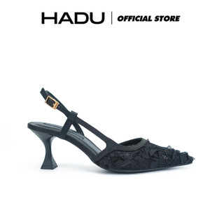 Giày Cao Gót 7P Slingback LƯƠI HOA HỒNG ROESY HADU M7154 Chất Liệu Cao Cấp Đế TPR Chống Trượt BH 12T