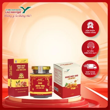 Combo5 1 Cao Dứa Tre lọ 832k + 1 Gừng Muối Mật Ong lọ 594k + 1 Nghệ Mật Ong 238k