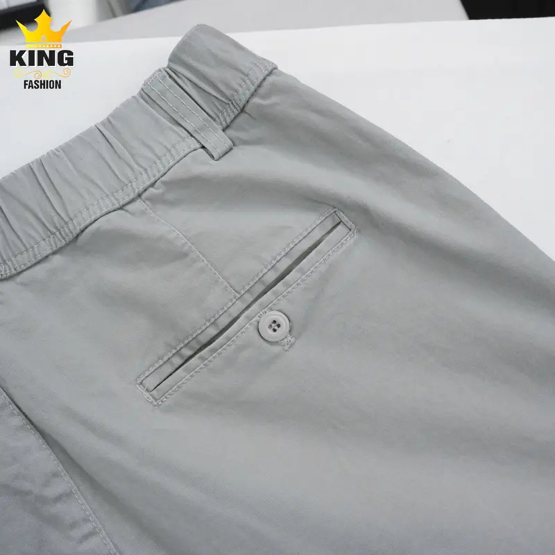 Quần Kaki Nam Ống Suông Trơn Basic Cao Cấp KINGFASION | Form Rộng Thời Trang, Chất Kaki Dày Dặn