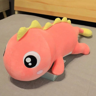 Gấu Bông Khủng Long Đuôi Tim Khổng Lồ 60cm–1m9 | Gối Ôm Khủng Long Vải Nhung Miniso Mềm Mịn