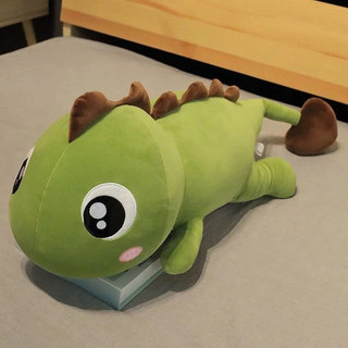 Gấu Bông Khủng Long Đuôi Tim Khổng Lồ 60cm–1m9 | Gối Ôm Khủng Long Vải Nhung Miniso Mềm Mịn