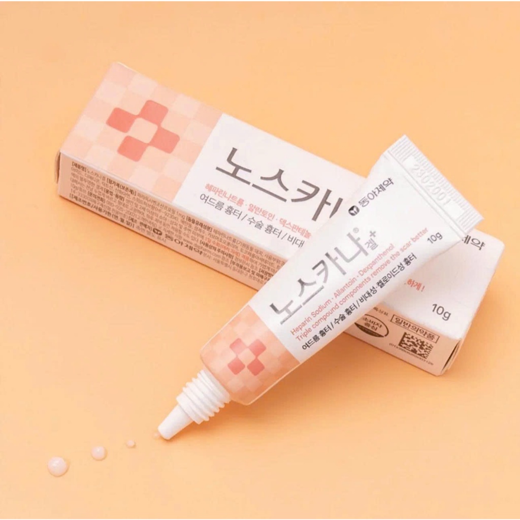 E38_Kem bôi hỗ trợ mờ sẹo da dạng gel Noscarna 10g