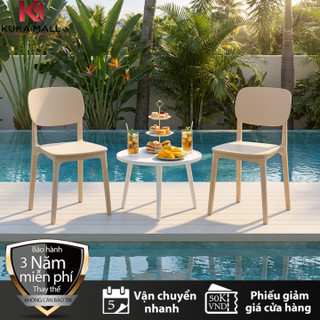 Ghế ăn kiểu Bắc Âu chắc chắn có thể xếp chồng lên nhau và phù hợp cho gia đình hoặc ký túc xá