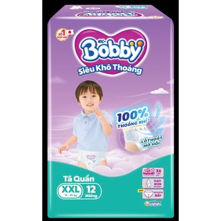 [GiFT] Tã Quần Bobby Siêu Khô Thoáng Size M18/ L16 / XL14 / XXL12 - Lucie's Mom