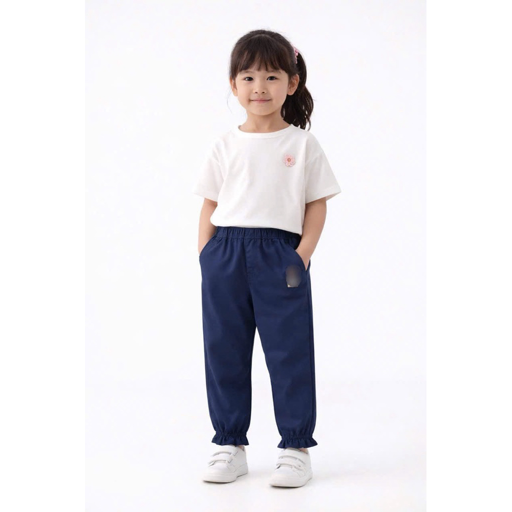 Quần Dài Trẻ Em Kaki Gió Xuất Dư T.W Unisex Size 110-160 (16-50kg), Bé Trai Bé Gái K014 K015
