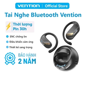 Tai nghe Bluetooth Vention Open Ear 5.4 – Điều Khiển Cảm Ứng, Chống Nước Cho Điện Thoại Xiaomi Samsung Và Nhiều Máy Khác