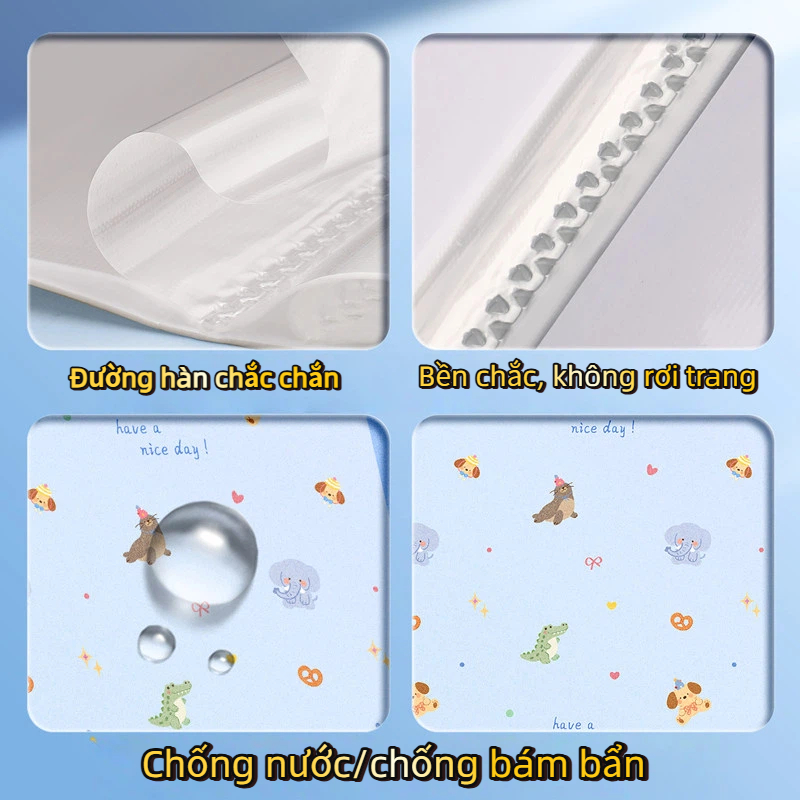 File Đựng Bài Kiểm Tra & Tài Liệu A4 30/40/60 Túi Deli Màu Pastel Cho Học Sinh – File Lưu Bài Kiểm Tra Cute