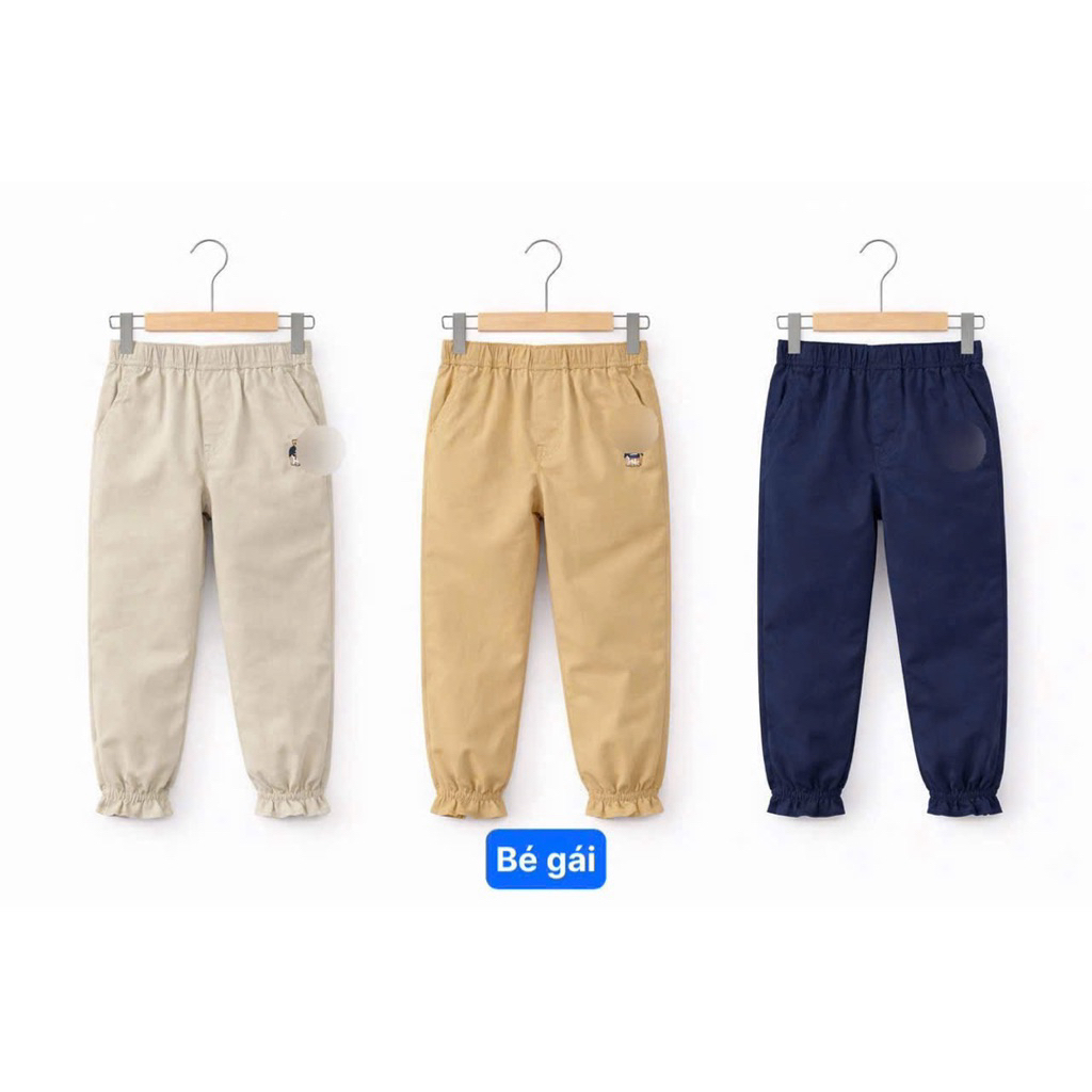 Quần Dài Trẻ Em Kaki Gió Xuất Dư T.W Unisex Size 110-160 (16-50kg), Bé Trai Bé Gái K014 K015