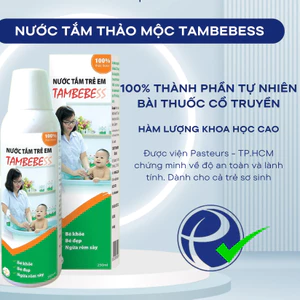 Nước tắm thảo mộc dành cho trẻ em, trẻ sơ sinh TAMBEBESS chai 250ml