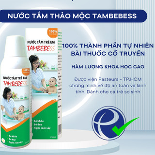 Nước tắm thảo mộc dành cho trẻ em, trẻ sơ sinh TAMBEBESS chai 250ml