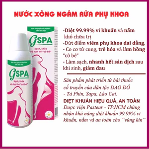 NƯỚC XÔNG NGÂM RỬA PHỤ KHOA GSPA 250ML