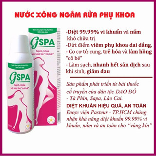 NƯỚC XÔNG NGÂM RỬA PHỤ KHOA GSPA 250ML