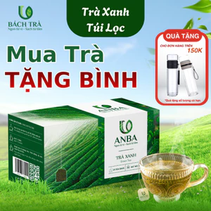 Trà Xanh Túi Lọc ANBA | Vị Thanh Dịu – Thanh Lọc Mùa Hè | Giảm Căng Thẳng – Tăng Tập Trung | Hộp 25 Túi