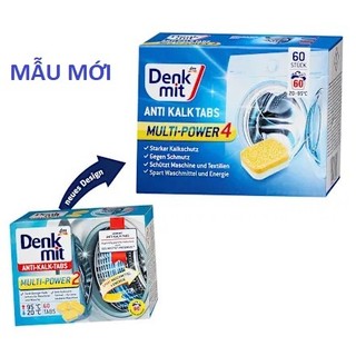 Viên Tẩy Lồng Máy Giặt Denkmit Đức Khử Mùi Hôi Cặn Bẩn Lâu Ngày, Sạch Lồng Giặt, Nhập Khẩu EU, An Toàn Cho Sợi Vải