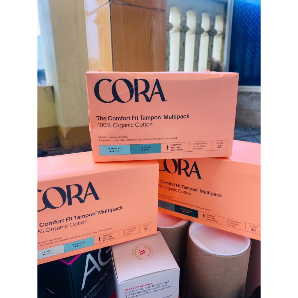 Băng vệ sinh Cora Organic Cotton Tampons 32 ống