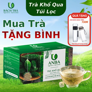 [TẶNG BÌNH] Trà Mướp Đắng Khổ Qua ANBA | Thanh Lọc Cơ Thể Sau Tiệc – Thơm Dịu Dễ Uống, Tiêu Hóa Tốt | Túi Lọc 20 Gói