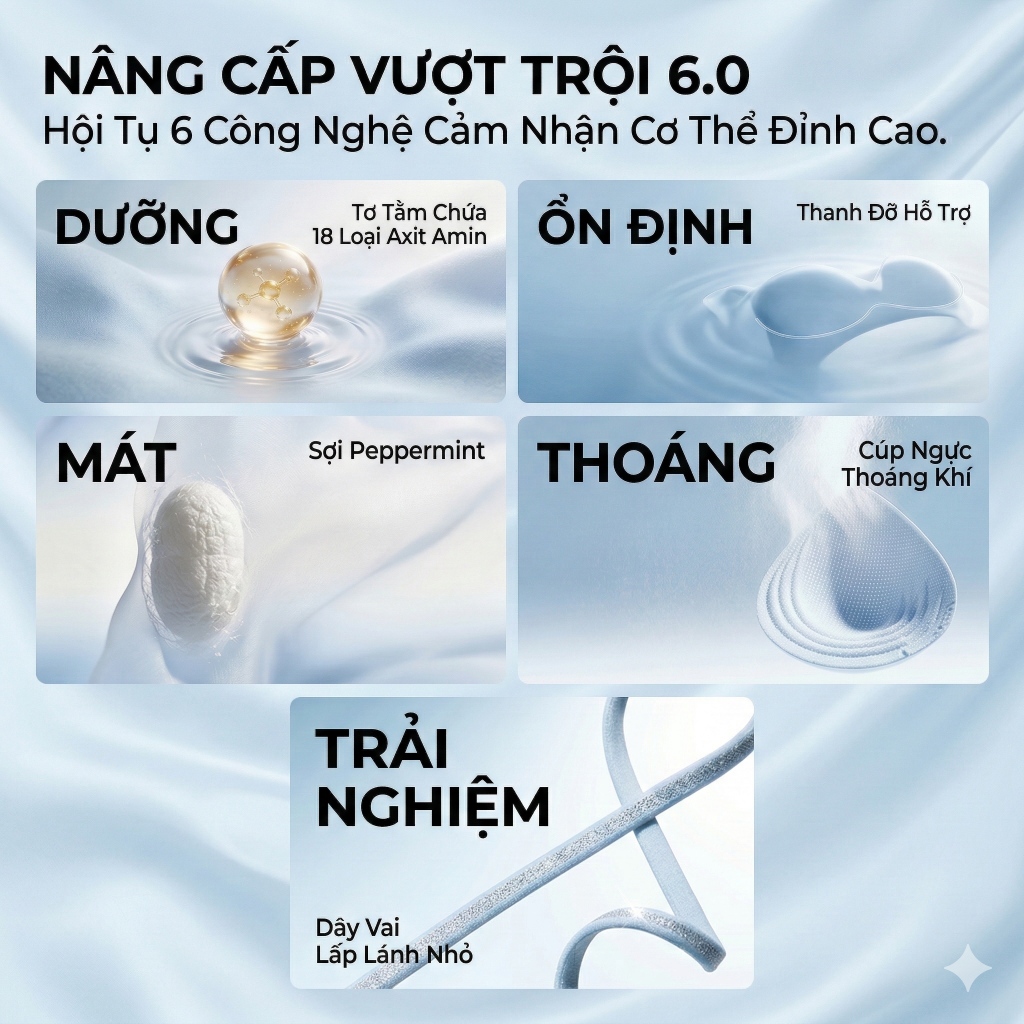 Áo Ngực Đi Biển Santony 5101 & 5107 - Hoạ Tiết Gấm Tống Sang Trọng & Mát Lạnh (Bản 2026) PIER N°5