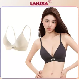 Áo ngực nữ không gọng cotton cao cấp thoáng mát đệm mút tam giác Châu Âu gợi cảm sexy LANIXA A310-CB
