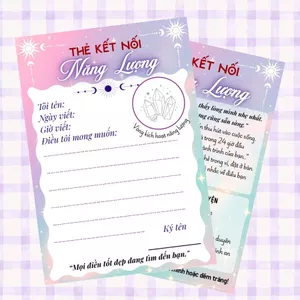 Thẻ Kết Nối Năng Lượng – Hỗ Trợ Thiền, Tăng Tập Trung, Dùng Phát Triển Bản Thân