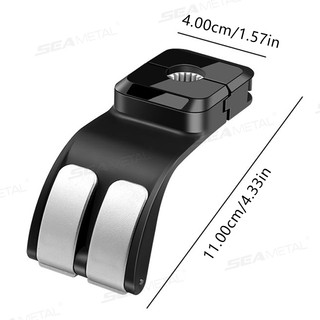 SEAMETAL Giá Đỡ Đầu Ô Tô Móc Cao Cấp ABS Ghế Sau Treo Móc Kép 20KG Lớn Chịu Lực Đa Năng
