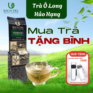 Trà Ô Long Hảo Hạng Bách Trà | Trà Cao Cấp Lên Men Tỉnh Táo | Vị Nhẹ,Ngọt Hậu Pha 3 Lần Nước | Gói 100g
