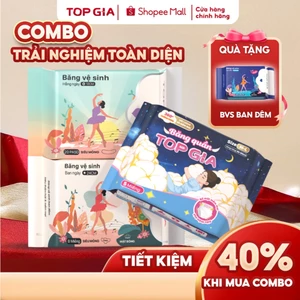 Băng Vệ Sinh TopGia Các Loại Siêu Mỏng, Thấm Hút Cực Nhanh, Khô Thoáng Cả Ngày