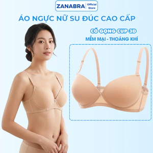 Áo Ngực Có Gọng Nâng Ngực Tạo Khe, Áo Ngực Nữ Đúc Su Cao Cấp Có Lỗ Thông Hơi Thoáng Khí ZANABRA A031