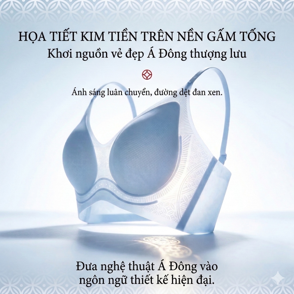 Áo Ngực Đi Biển Santony 5101 & 5107 - Hoạ Tiết Gấm Tống Sang Trọng & Mát Lạnh (Bản 2026) PIER N°5