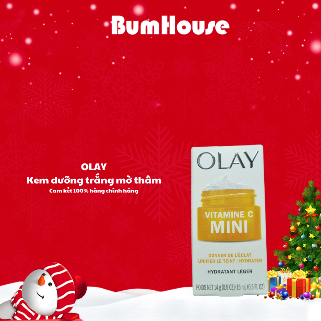 Kem Dưỡng Trắng Da, Giảm Thâm OLAY Vitamin C Hydrating Moisturizer Mini 15ml