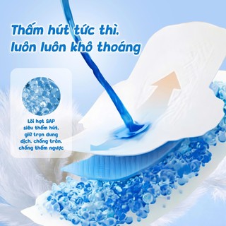 [ Tặng 12 quà] Combo 5 Băng vệ sinh Lxsoft Softly KHÔNG BẠC HÀ mặt bông lượn sóng, siêu mềm mỏng, siêu thấm hút