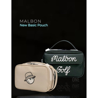 Túi Golf Pouch Cao Cấp Malbon Golf New Basic Pouch – Túi Đựng Phụ Kiện Golf Thời Trang ( Malbon x Golfworldforall )