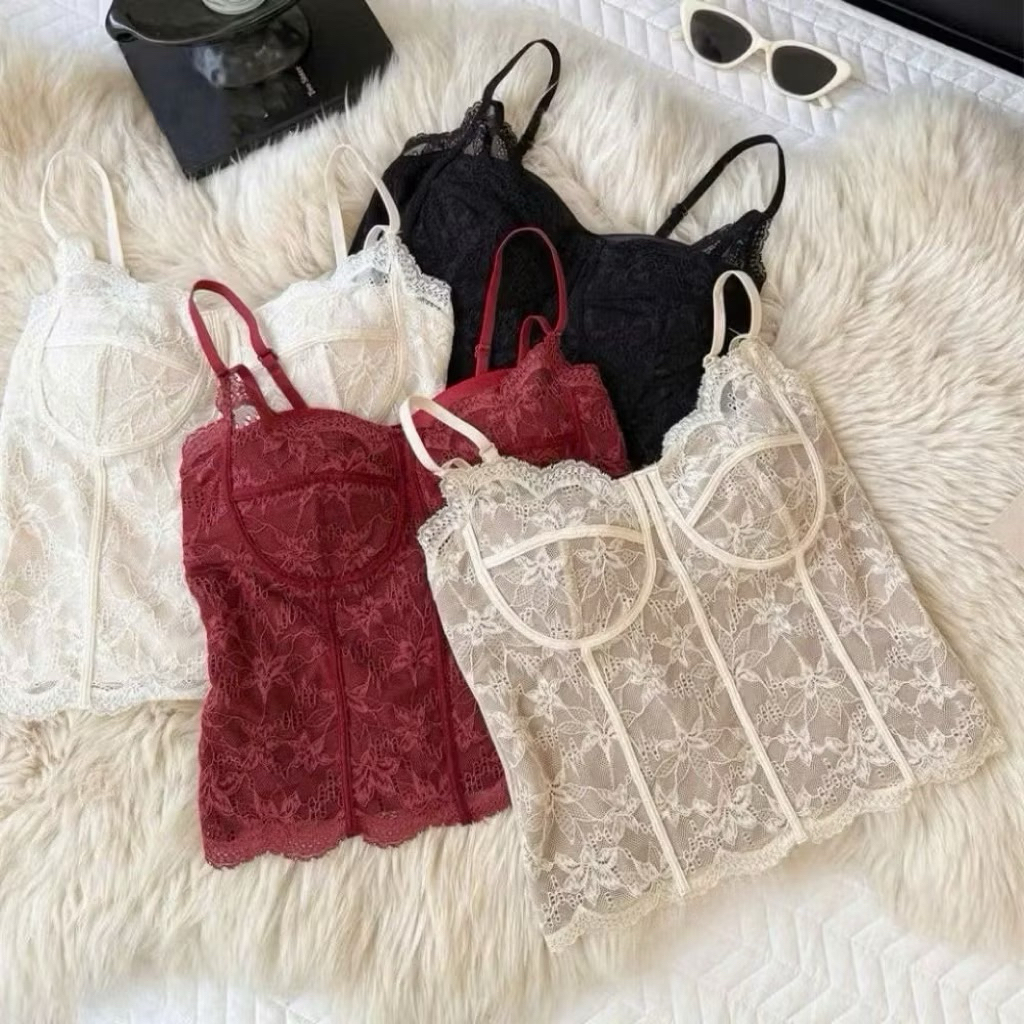 Áo bra ren corset dáng dài,2 dây có đệm 6100